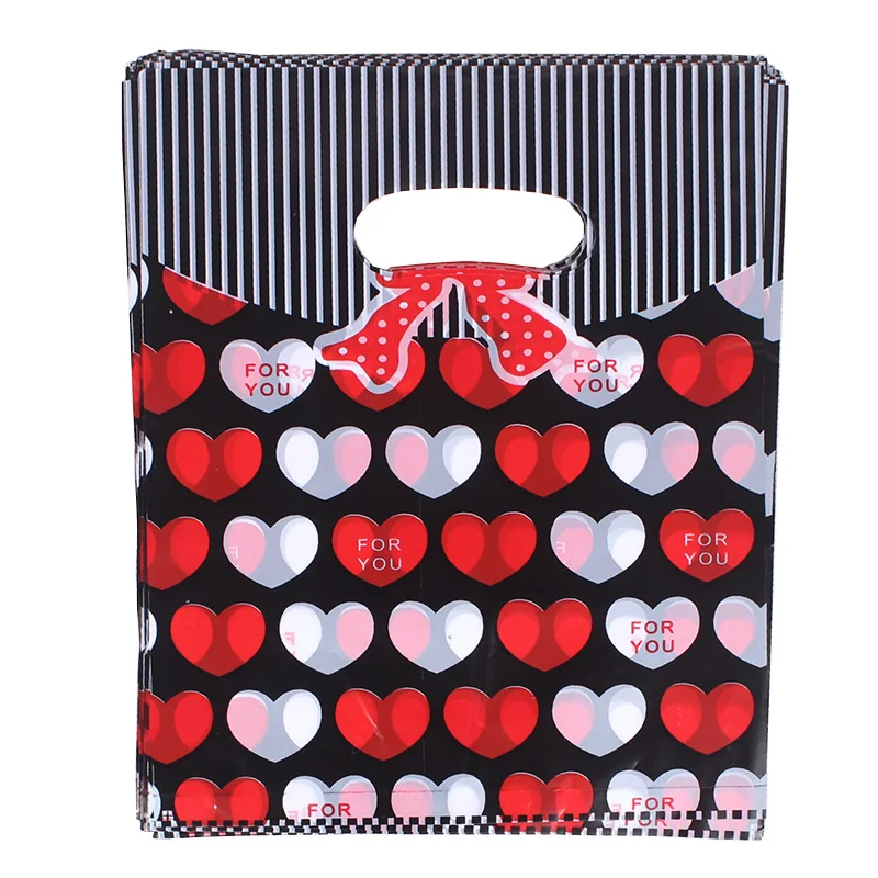 20 шт./лот милые пластиковые сумки-шопперы сумки сумка подарочные для дня рождения