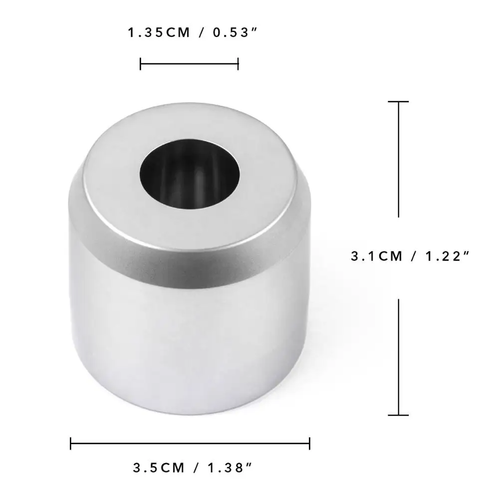

QSHAVE Razor Solo Stand/Base Brushed Aluminum Alloy Adjustable Safety Razor Stand (Razor not Included)