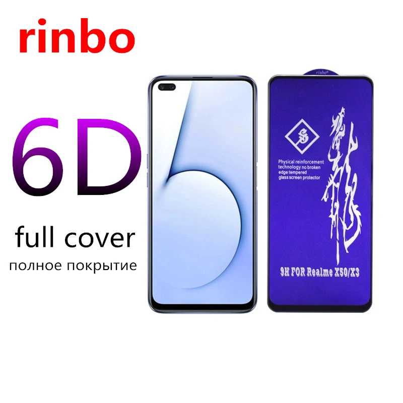 

rinbo Full Cover Tempered Glass for Oppo Realme 8 8i 8S 9 Pro Plus 9i GT 2 2T Neo 3 3T Reno 7 SE 7Z 8 Lite 5G Screen Protectors