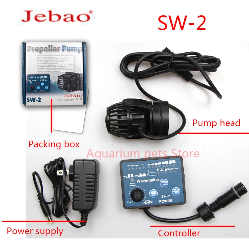 Насос для морских аквариумов Jebao/Jecod 110-240 В RW4 RW8 RW15 RW20 RW-4 RW-8 RW-15 SW2 SW4 SW8 SW15 | Дом и сад