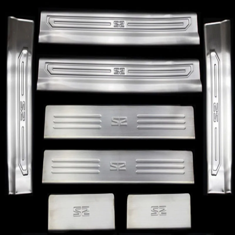 

8pcs for JAC Refine S2 Threshold stainless steel Welcome pedal decorate protect