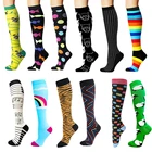 15 цветов, Спортивные Компрессионные носки для варикозного расширения вен, беременности, отеков, бега, пешего туризма, баскетбола, футбольной обуви, мужские чулки