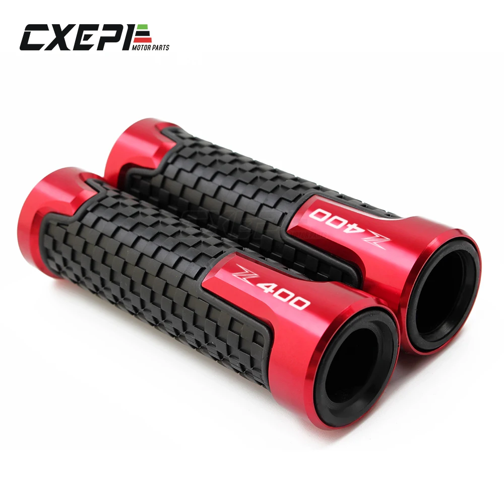 

7/8''22mm For KAWASAKI Z400 Z 400 2019 Motorcycle handlebar grips handle bar LOGO Z400