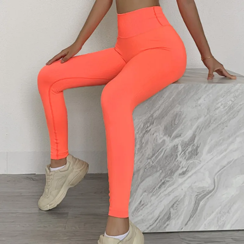 Спортивные женские штаны для йоги тренировочные тренажерного зала бега брюки с
