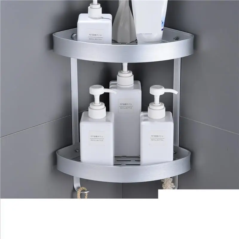 Number 2 Держатель для сушки Hoekplank Badkamer Banyo Aksesuarlari Estanteria Pared Lazienka Salle De Bain полки для душа Ванная комната настенная полка - Цвет: Number 2