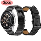 Ремешок для часов Huawei Watch GT 3 GT3 42 мм46 мм, кожаный сменный Браслет для наручных часов GT2 Pro GT2E 2E