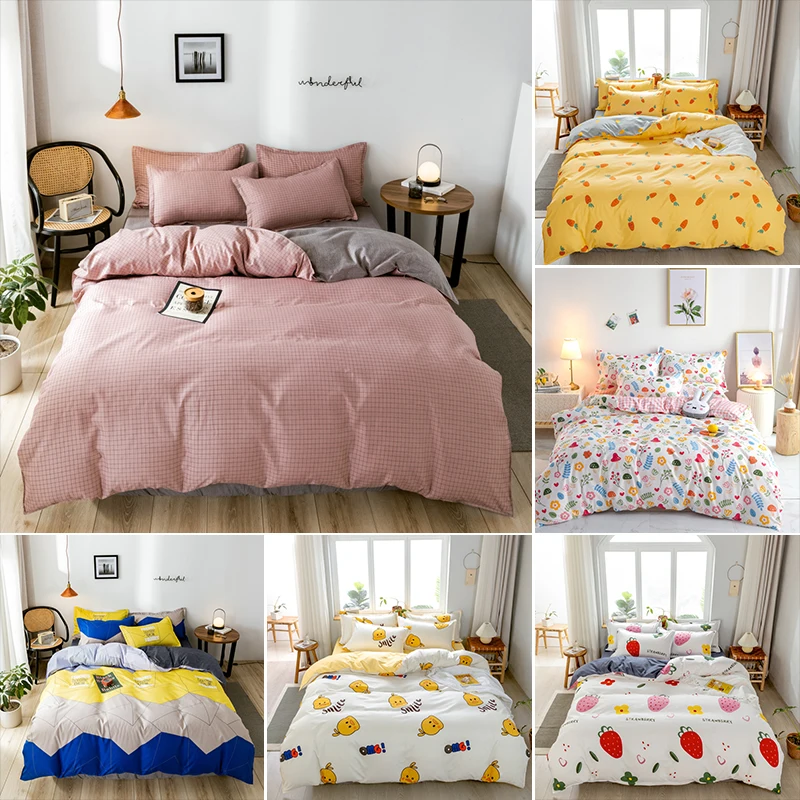 3/4 шт. набор простыней и пододеяльников | Дом сад