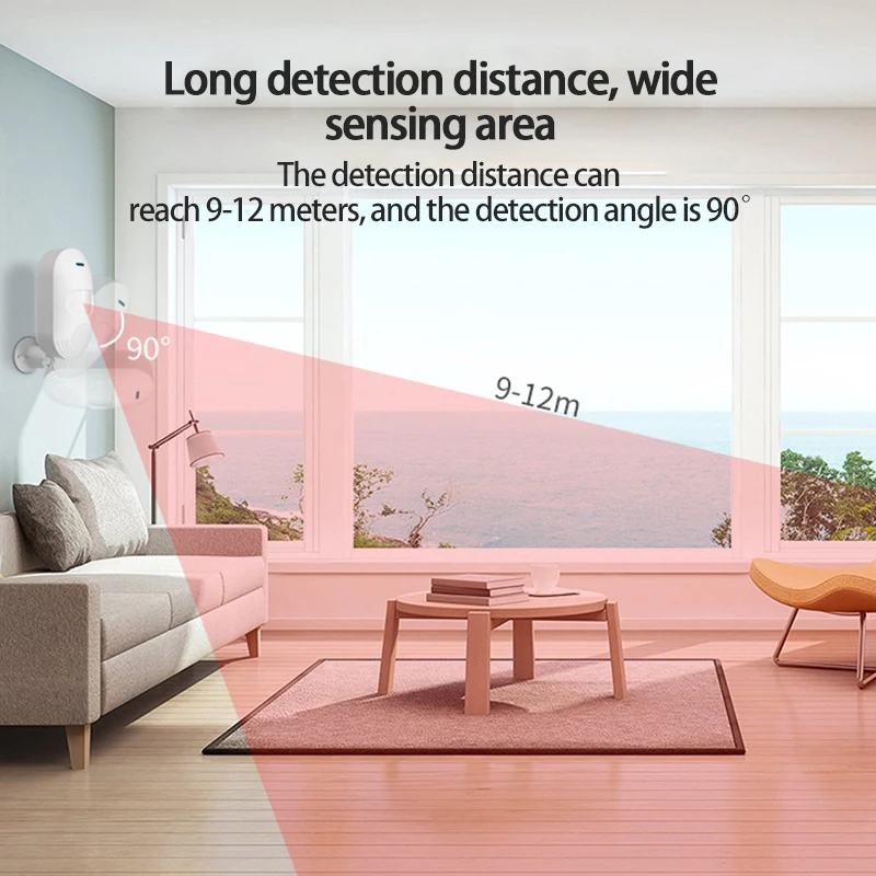 Инфракрасный датчик движения Wi-Fi 80 дБ с сиреной | Безопасность и защита