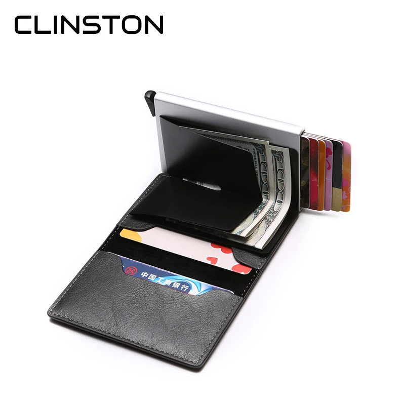 

Мужской кожаный держатель для кредитных карт с RFID-защитой