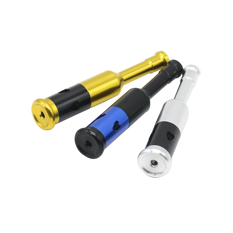 1 шт. Модная креативная портативная трубка для курения из алюминиевого сплава