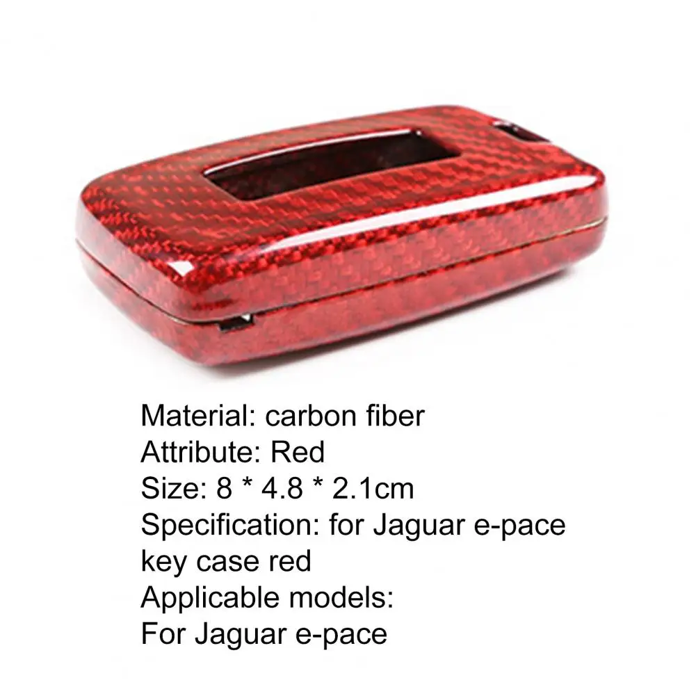 

Key Case Reliable Replacement Red Key Decoration Protective Cover for Jaguar E-PACE