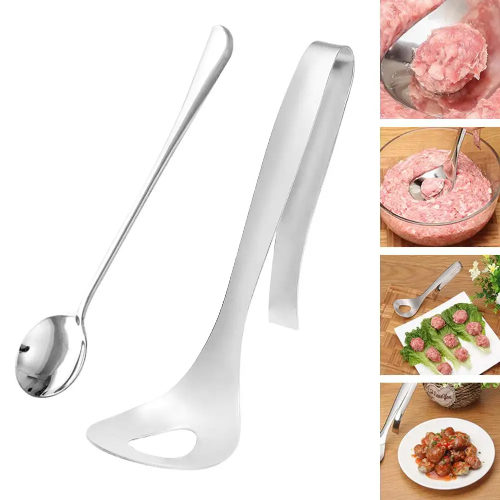 Нержавеющая сталь антипригарные фрикадельки Ложка Чайник сжимающий кухонный