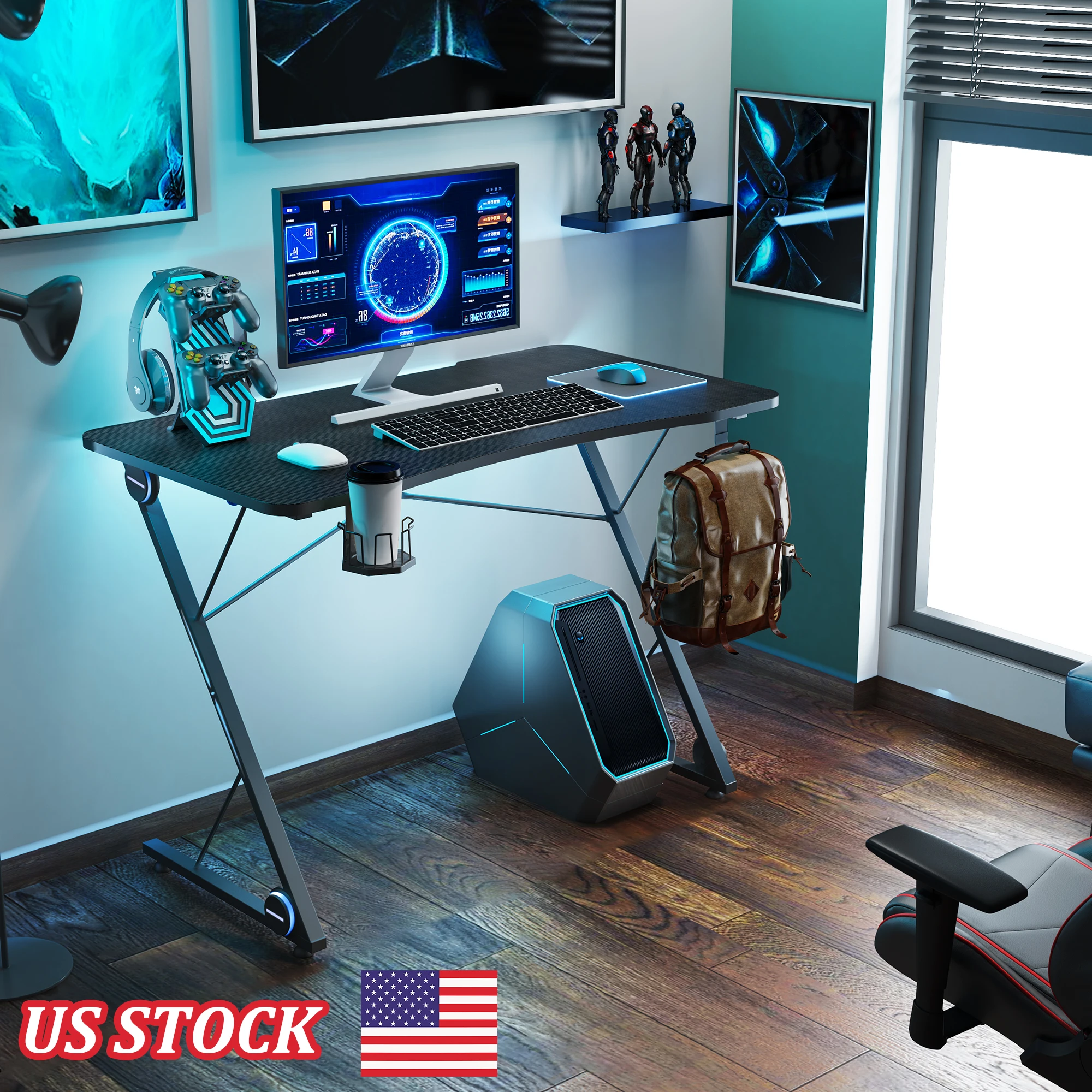 Z-образная профессиональная игровая настольная рабочая станция для киберспорта