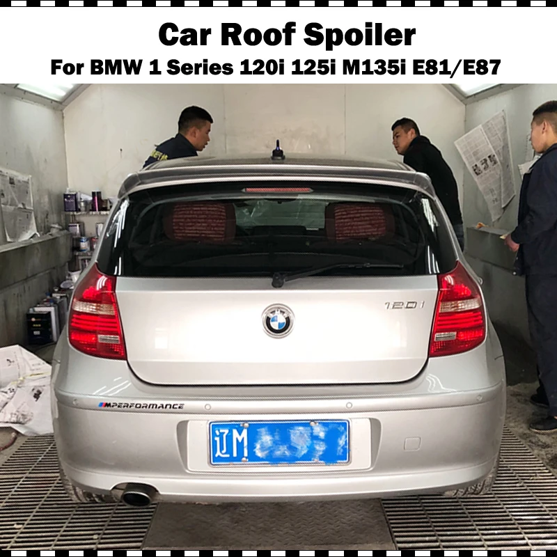 Автомобильный спойлер из стекловолокна на крышу для хэтчбека BMW 1 серии E87 120i 130i 135i