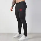 Штаны для фитнеса, мужские, хлопковые, для тренировок