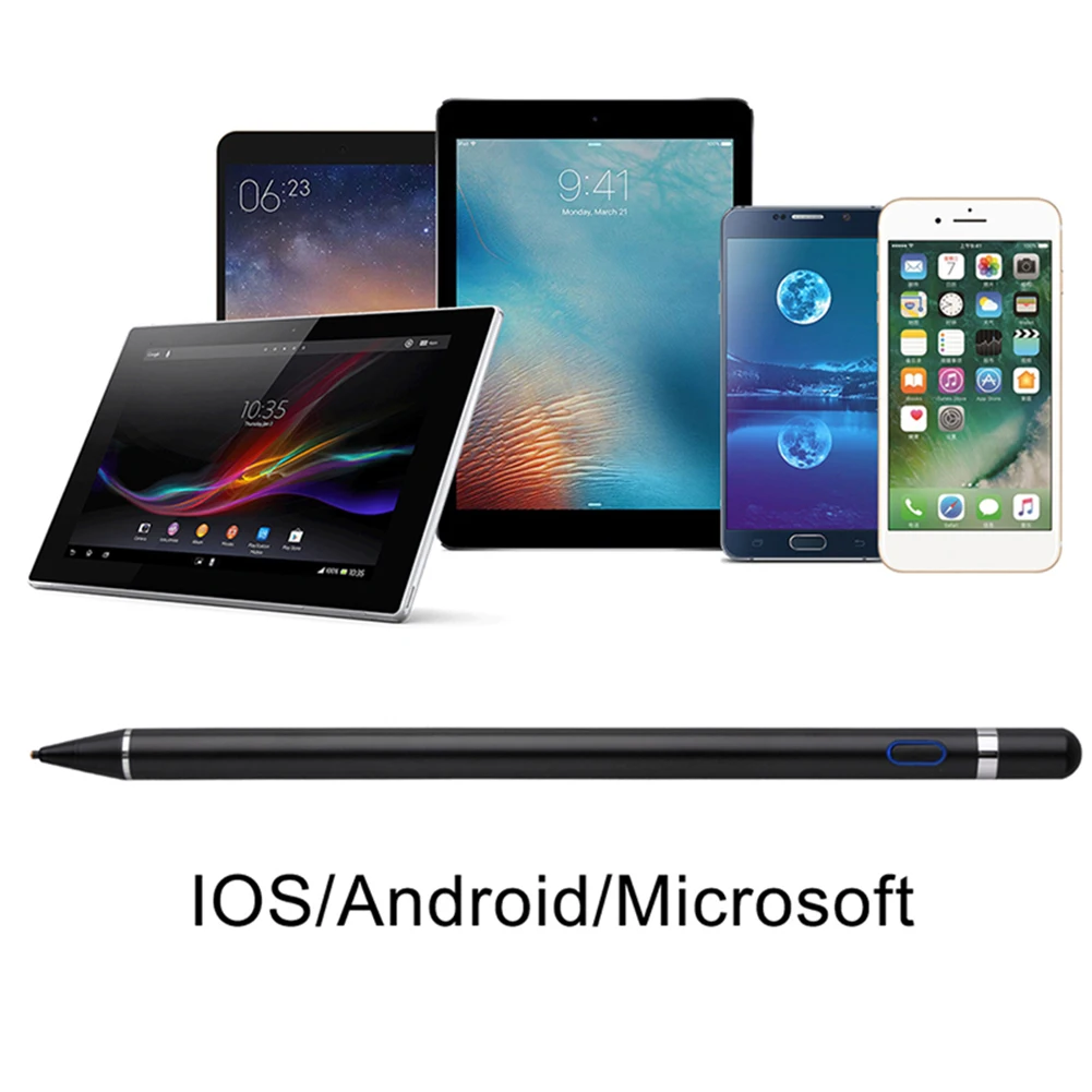 Активный стилус для Apple Pencil 1 2 iPad IOS планшета Android Сенсорный экран Huawei Xiaomi