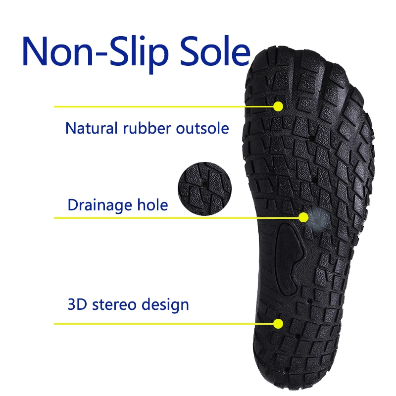 Мужская водонепроницаемая обувь Обувь для плавания Летняя Aqua Пляжные кроссовки