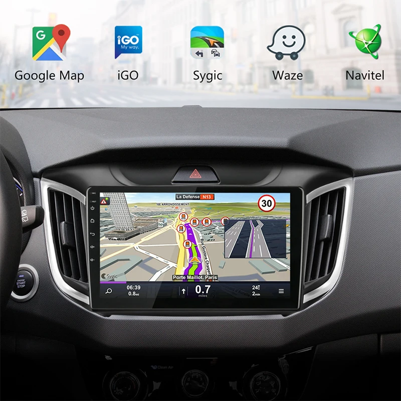 Jansite 10 &quotАвтомобильный радиоплеер для hyundai Creta IX25 2015-2018 Android gps Wifi сенсорный экран