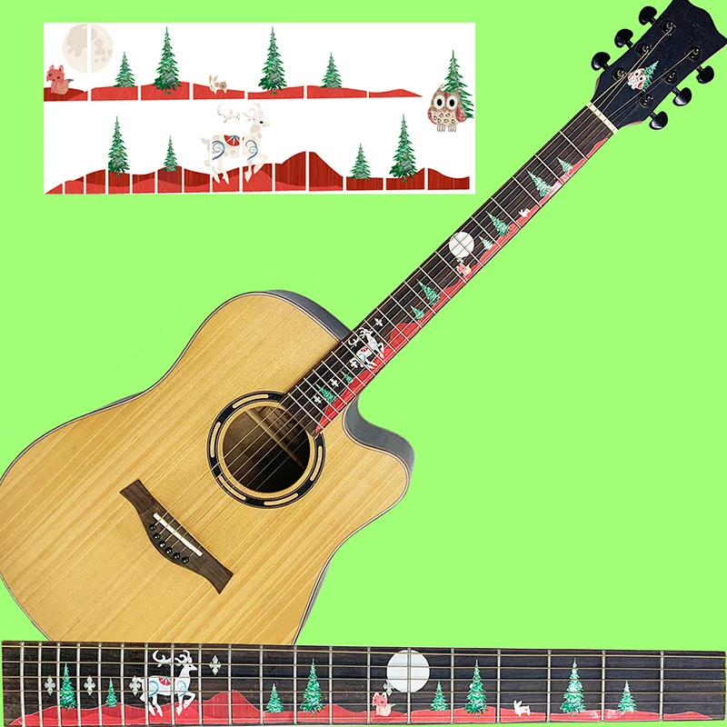 DIY наклейки для гитары с грифом инкрустацией гитара басами укулеле тонкая
