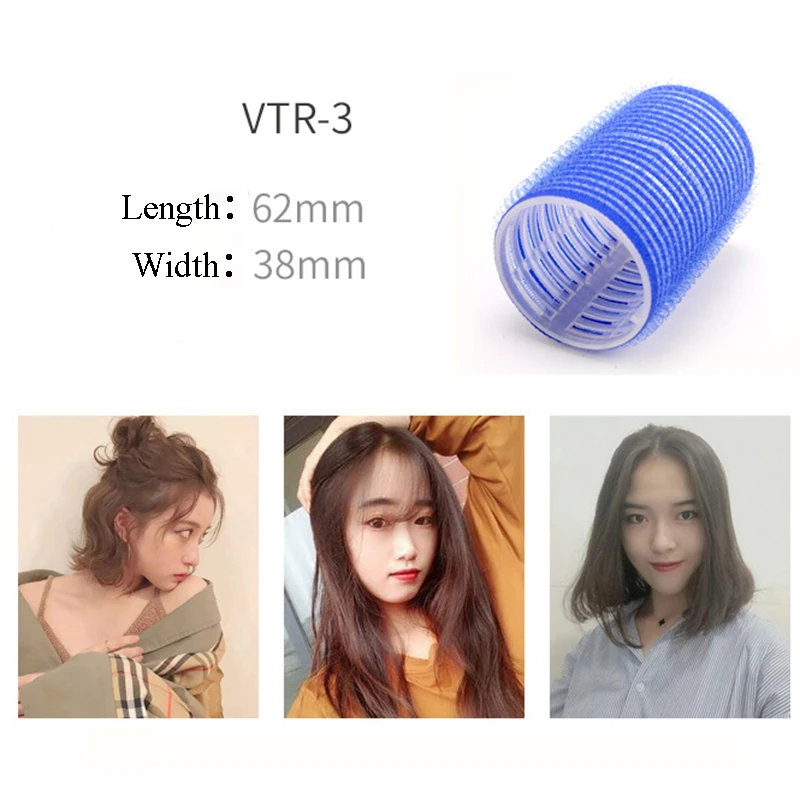 width-38mm 1 шт. случайный цвет большой самохвата бигуди для профессиональных салонов-парикмахерских бигуди мульти размер Профессиональный иструмент для парикмахерской - Цвет: width-38mm