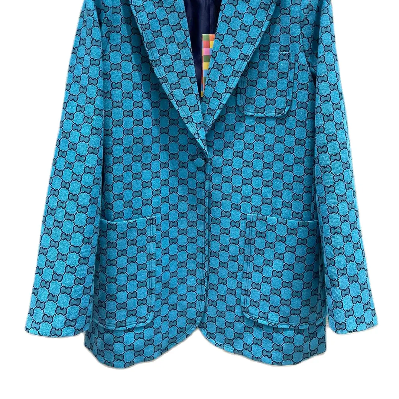 

Luxury Designer Brand Clothing Elegant Female Blazer Jackets Spring 2021 Women's Embroidery British Style Jacket Coat Tops 51354