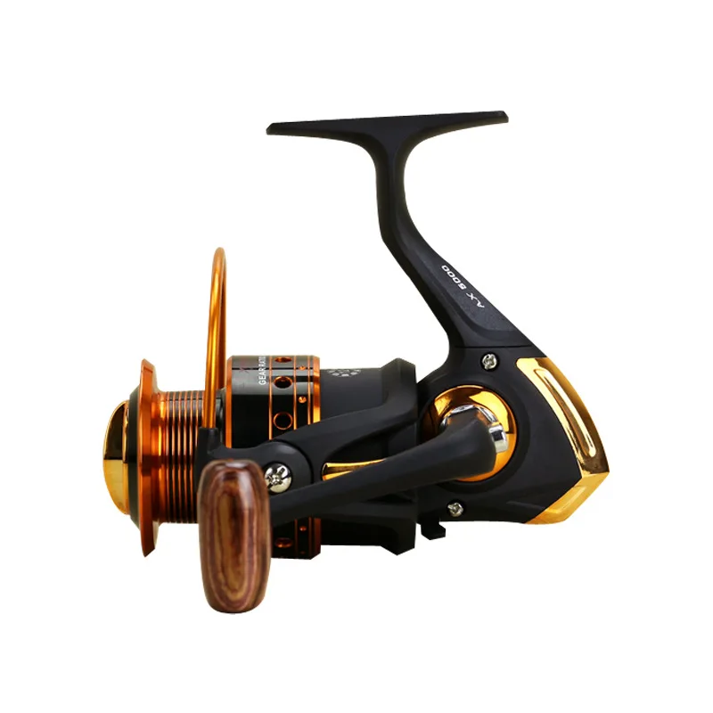 

Outdoor Fishing Rotating Metal Spool 12 Bearing Fishing Coil Left And Right Carp Fishing Tackle 500-9000 Series Fishing Reel