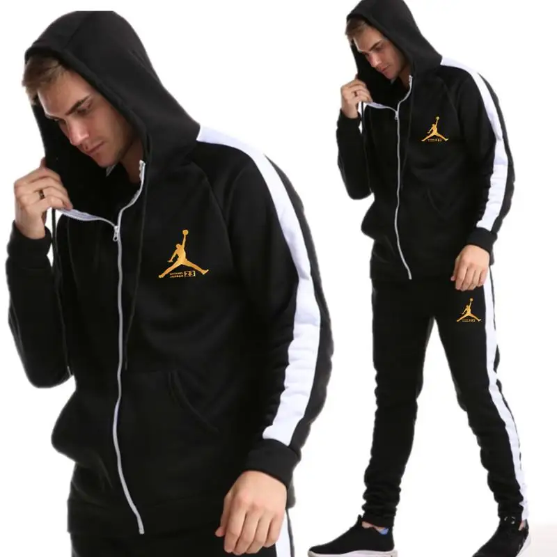2019 новый бренд спортивный костюм Мода JORDAN 23 Мужская спортивная одежда комплект