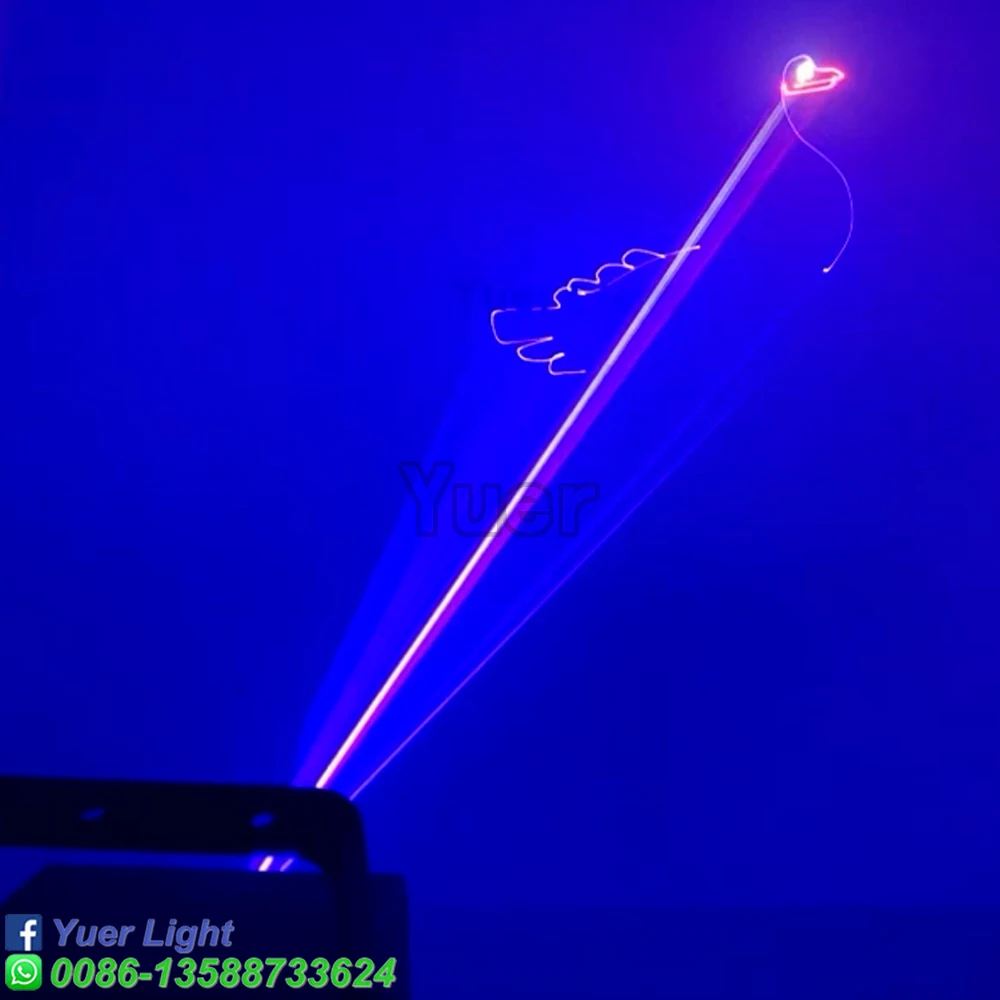 Светодиодный сценический RGB светильник 6 Вт полноцветный анимационный лазерный s