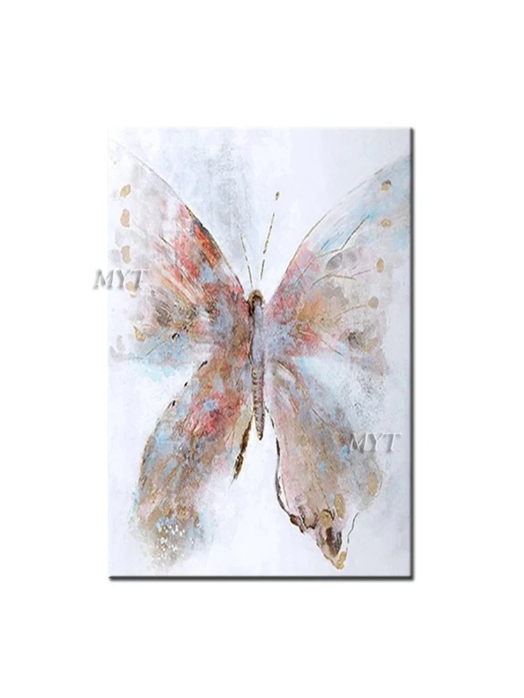 Бесплатная доставка ручная работа абстрактные очаровательные Синие Бабочки