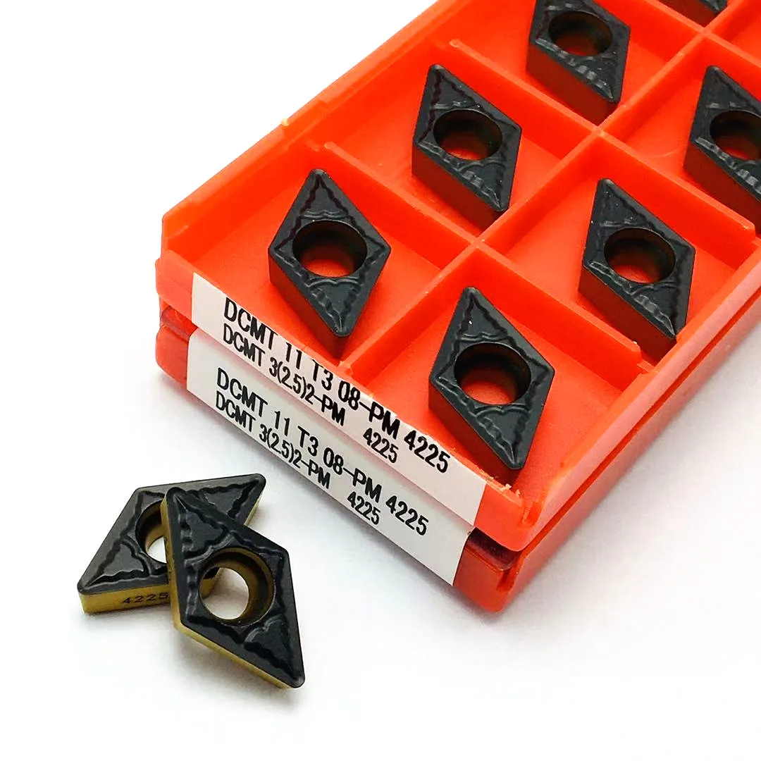 

Carbide DCMT11T308 PM 4225 High-quality Carbide Insert Internal Turning Tool DCMT 11T308 Turning Insert