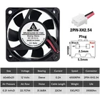 Gdstime 10 шт. 60x60x25 мм 12 В постоянного тока охлаждающий вентилятор маленький 6025 2-контактный бесщеточный двигатель ПК чехол компьютера охлаждающий вентилятор