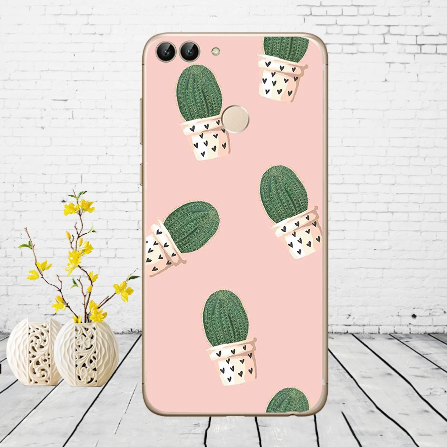 H42 Huawei P Smart Case TPU Мягкий силиконовый прозрачный чехол для телефона huawei P Smart Cover FIG-LX1 Enjoy 7S Чехол - Цвет: H42