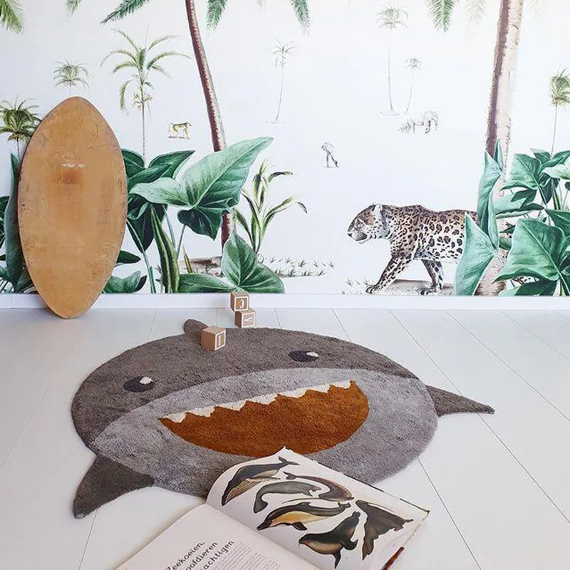 110 см детские ковер игровой коврик хлопок круглый для детской комнаты