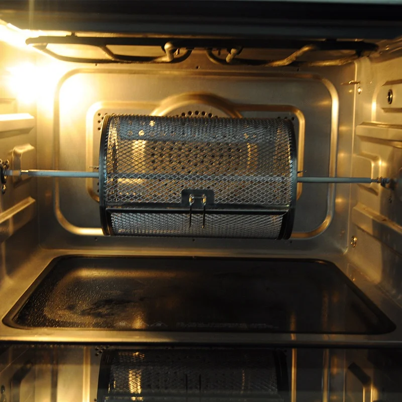 2021 из нержавеющей стали для барбекю гриль печь поворачивается жаровня бочка