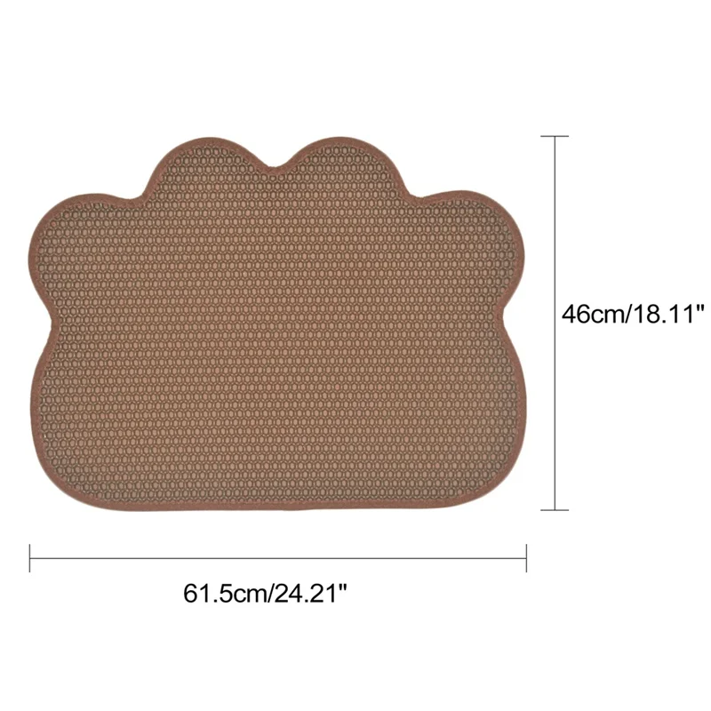 

Pet Environmentally Friendly Eva Double Cat Litter Mat Splash Cat Litter Mat Easy To Clean New