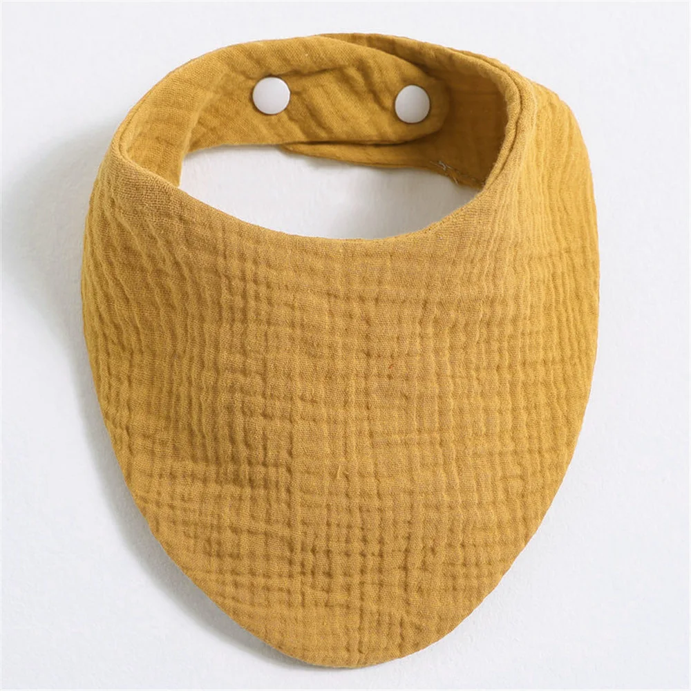 Baby Infant Cotton Bib Newborn Solid Color Triangle Scarf Feeding Saliva Towel Bandana Burp Cloth Boys Girls Shower Gift |