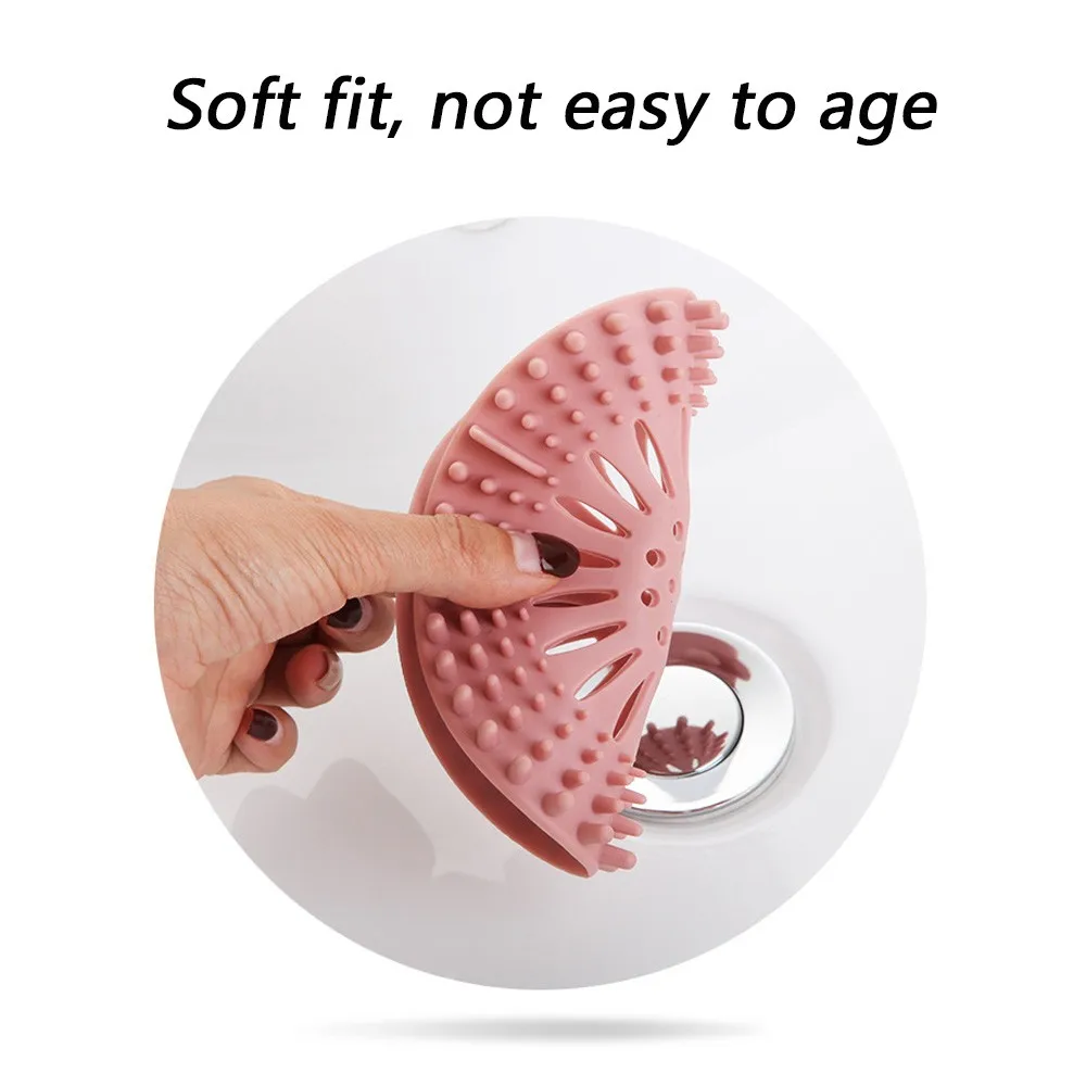 

Sink drain outlet filter net toilet sewer floor drain net silicone cover Bathroom accessories to prevent clogging of sewers