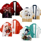 Аниме игра Genshin Impact Cosplay Klee Venti Cosutme Haori накидка Impact Project Qiqi косплей кимоно одежда на Хэллоуин XS-4XL