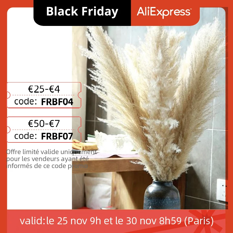 

80CM 5PCS Flores Preservadas Nature Reed Dried Flower Big Pampas Grass Bouquet Wedding Home Decoration Cristmass Eternelle Rose