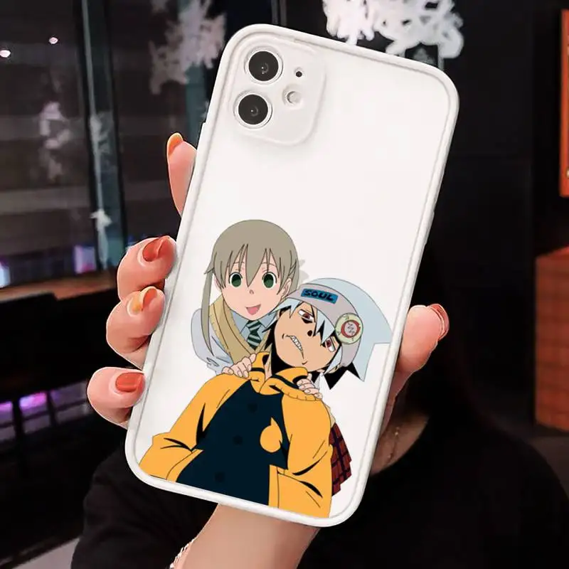 

Soul Eater anime manga Phone Cases matte transparent For iphone 7 8 11 12 plus mini x xs xr pro max cover