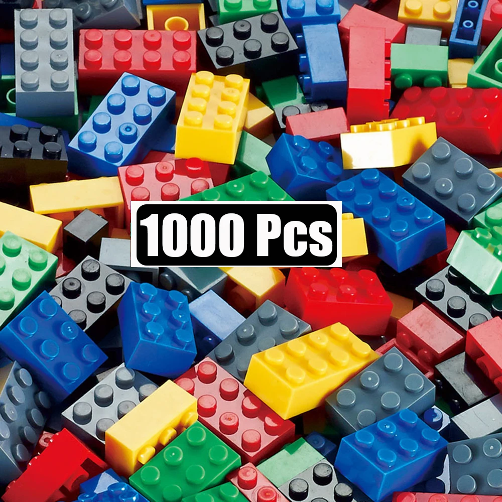 1000 штук Классический бренд строительные блоки город DIY Творческий кирпич