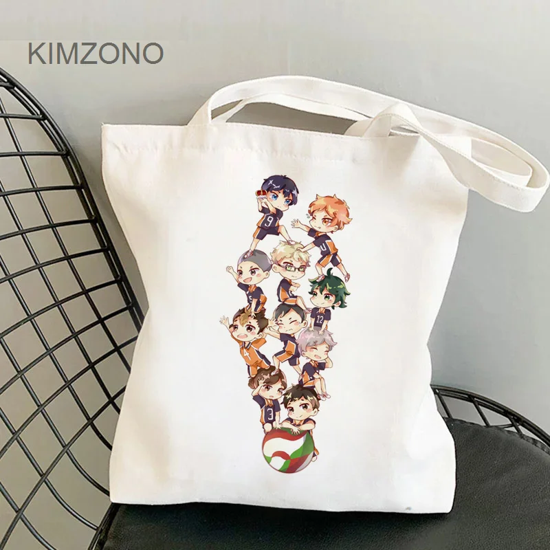 

Haikyuu shopping bag shopper bolsas de tela recycle bag shopping bag jute bolsas reutilizables sac toile