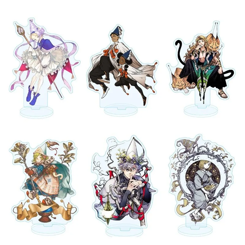 

The Magic Workshop Of The Pointy Hat Character New Model Double-Sided High Definition Acrylic Stands Model Desk Decor Xmas Gift