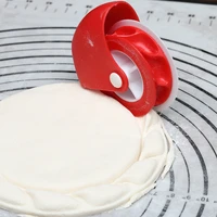 kitchen diy pizza pastry lattice cutter pastry pie decor cutter plastic wheel roller dough cutting tools kitchen accessories