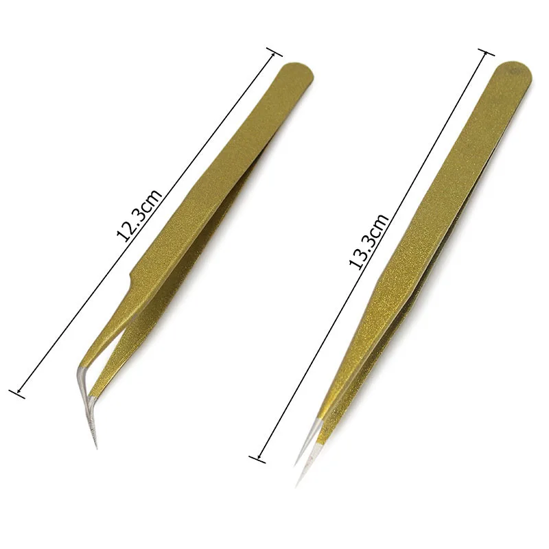 Профессиональный высокоточный изогнутый Прямой пинцет из нержавеющей стали