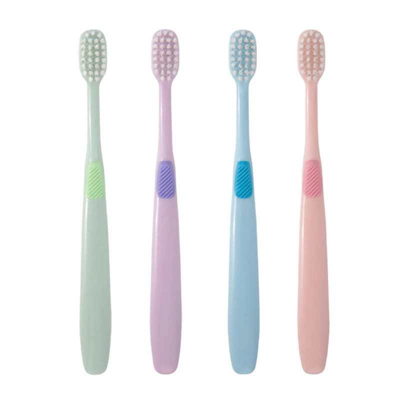 8pc Children's Toothbrush Soft Bristle Silicone Handle 3-12years old Without Fluorescent Agent To Protect Oral Health - купить по