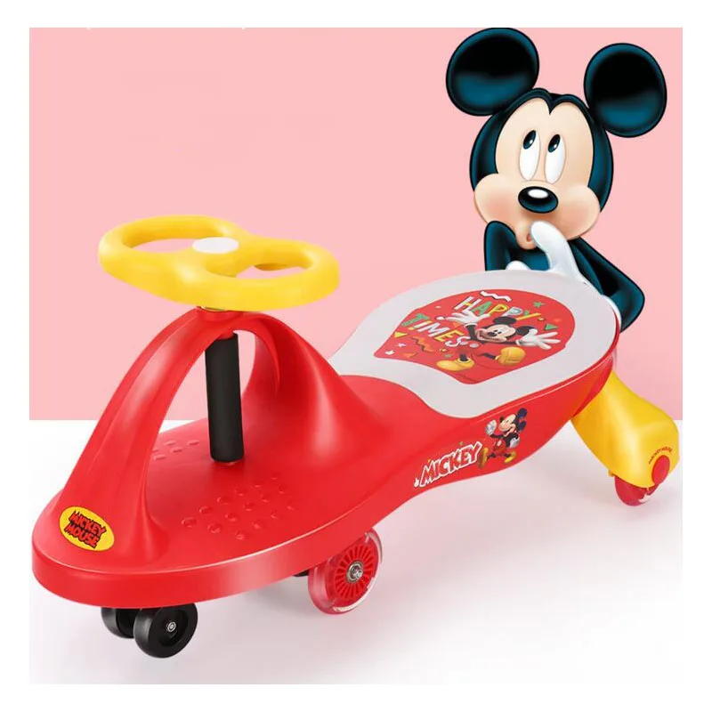 Детский крученый автомобиль от бренда disney для детей 1-3-5 лет детский йо-йо ходунки