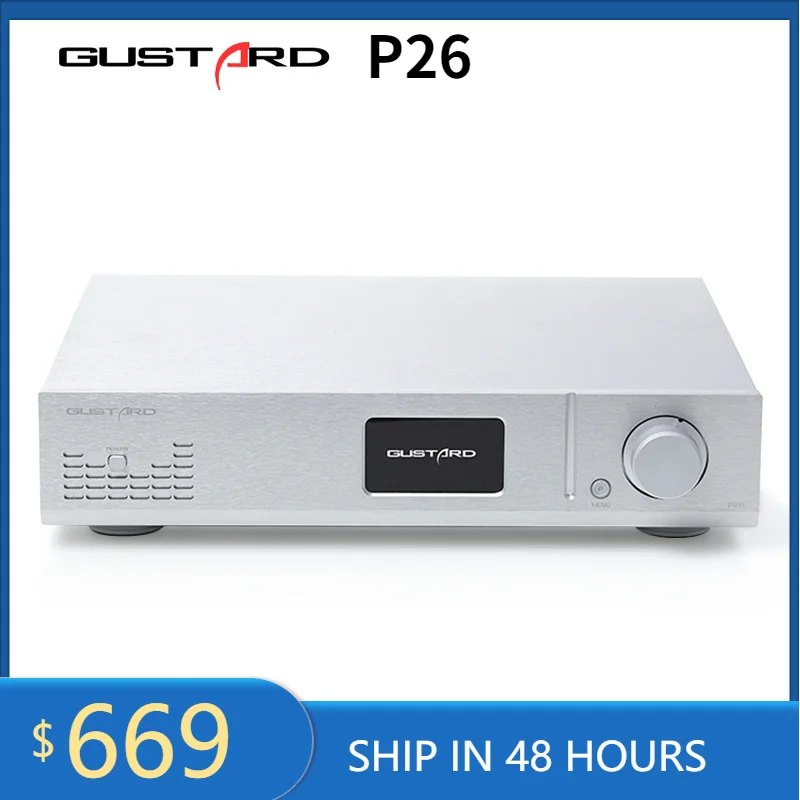 

Предварительный усилитель GUSTARD P26 LM49860 HIFI класса A 2 * LM49860 HIFI предусилитель XLR входной усилитель