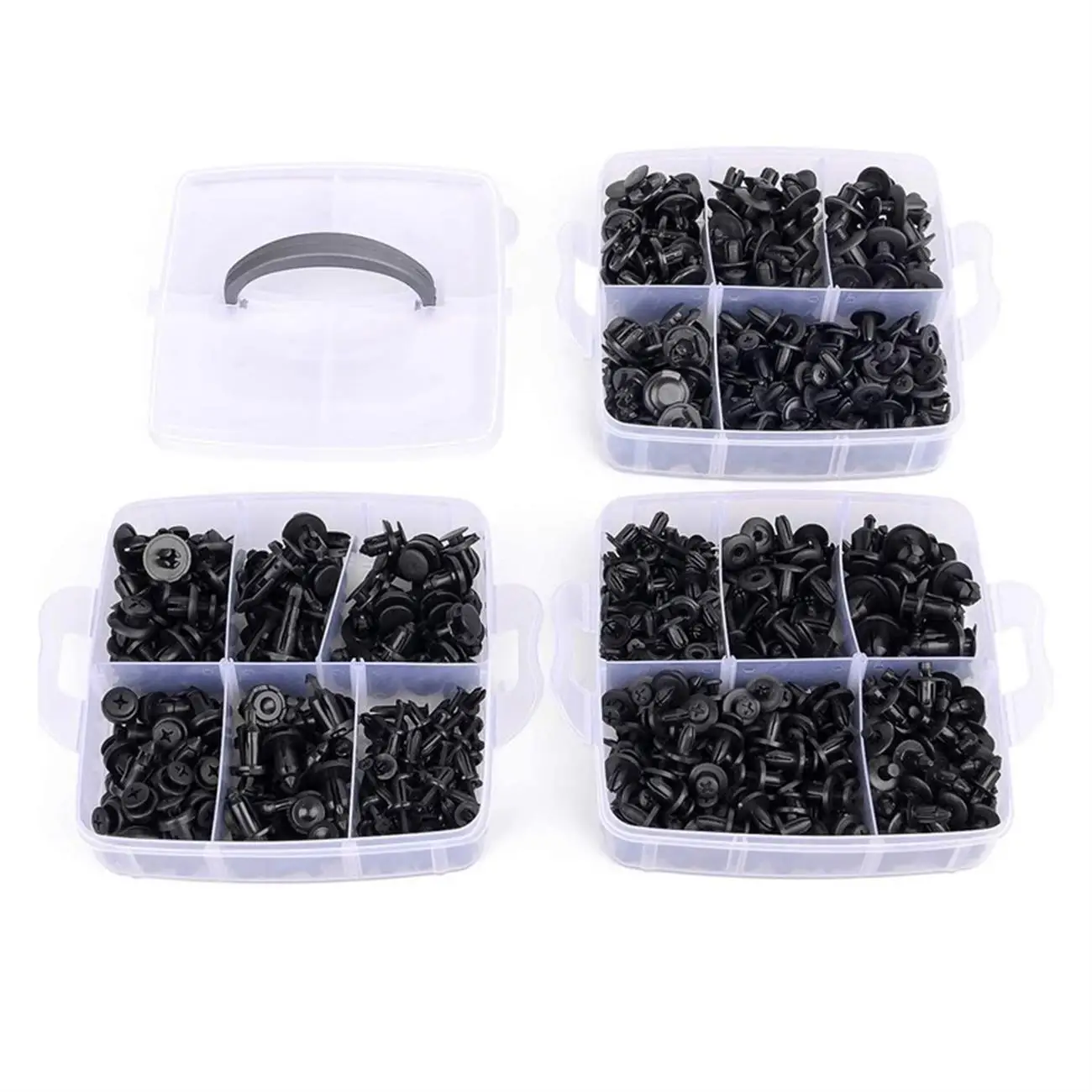 

16 Size 620Pcs Auto Fastener Clips Vehicle Retainer Rivet Door Panel Fender Liner Bumper Fender Trim Plastic Mixed Car Clips