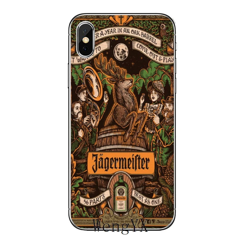 Для Samsung Galaxy S10 Lite S9 S8 S7 S6 edge Plus S5 S4 Note 9 8 5 4 mini Jagermeister логотип аксессуары чехол для
